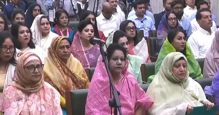 সংরক্ষিত নারী আসনের সংসদ সদস্যদের শপথ গ্রহণ